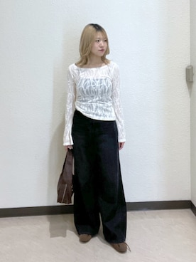 AYANAさん（骨格ナチュラル・レディース・155cm）の秋コーディネート