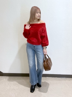 「FREE'S MART（フリーズマート）のアイテム（シューズ）」を使った、Ayanaさん（レディース・155cm）の冬コーディネート