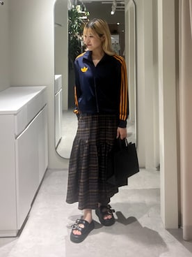 「アイテム（その他アウター）」を使った、AYANAさん（レディース・155cm）の夏コーディネート