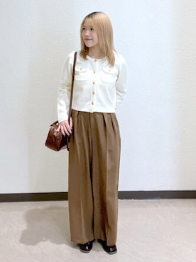 Ayanaさん（レディース・155cm）の冬コーディネート