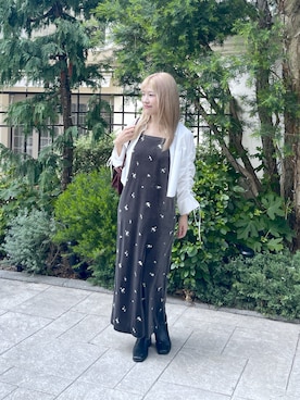 「FREE'S MART（フリーズマート）のアイテム（バッグ）」を使った、Ayanaさん（レディース・155cm）の秋コーディネート