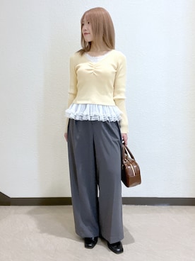 Ayanaさん（レディース・155cm）の冬コーディネート