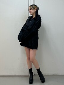 jouetie 【EVOL】 プラットフォームスクエアストレッチブーツ Mサイズ jouetie 【EVOL】 プラットフォームスクエアストレッチブーツ Mサイズ