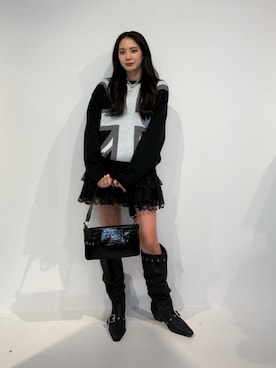 「jouetie（ジュエティ）のアイテム」を使った、NAGISAさん（レディース・162cm）の秋コーディネート