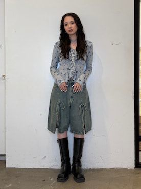 「jouetie（ジュエティ）のアイテム」を使った、NAGISAさん（レディース・162cm）の夏コーディネート
