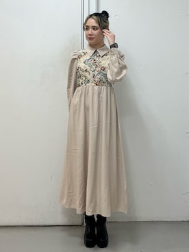 「アイテム（ワンピース/ドレス）」を使った、NAGISAさん（レディース・162cm・20代）の冬コーディネート