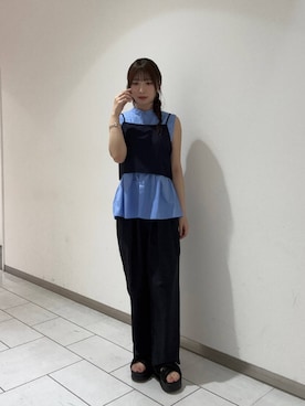 「KBF（ケイビーエフ）のアイテム」を使った、gyouza17さん（レディース・163cm）の夏コーディネート