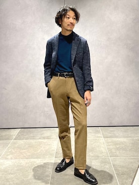 中瀬さん（メンズ・166cm）の秋コーディネート