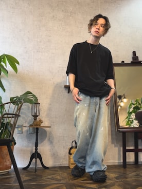 「Acne Studios（アクネストゥディオズ）のアイテム」を使った、hiさん（メンズ・168cm）の夏コーディネート