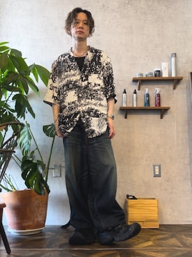 「Acne Studios（アクネストゥディオズ）のアイテム」を使った、hiさん（メンズ・168cm）の夏コーディネート