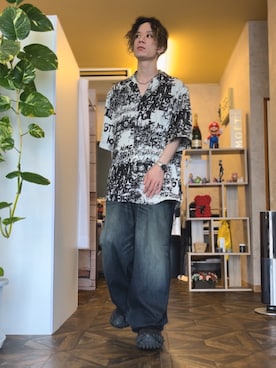 「Acne Studios（アクネストゥディオズ）のアイテム」を使った、hiさん（メンズ・168cm）の夏コーディネート