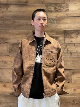 「アイテム（スウェットパンツ）」を使った、トミーさん（メンズ・168cm）の秋コーディネート