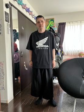 「HONDA（ホンダ）のアイテム」を使った、本能寺で待ってるさん（メンズ・168cm）の夏コーディネート