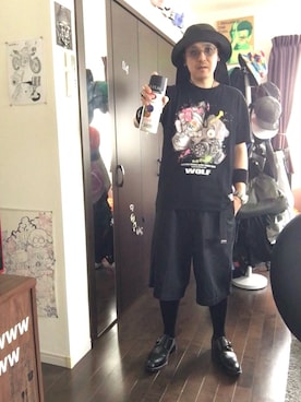 「アイテム（雑貨/ホビー）」を使った、DJ音霊さん（メンズ・168cm）の夏コーディネート