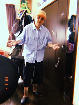 「tutuanna（チュチュアンナ）のアイテム（ソックス/靴下）」を使った、DJ音霊さん（メンズ・168cm）の夏コーディネート