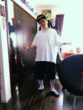 「アイテム（レッグウェア）」を使った、DJ音霊さん（メンズ・168cm）の夏コーディネート