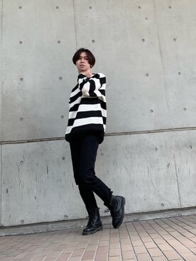 「Figments（フィグメンツ）のアイテム」を使った、　to-Ⅱさん（メンズ・169cm）の春コーディネート