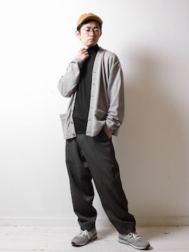 「WOOLRICH（ウールリッチ）のアイテム（パンツ）」を使った、べーやんさん（メンズ・170cm）の秋コーディネート