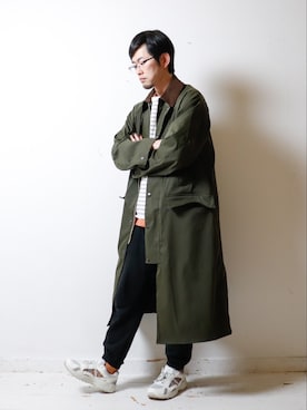 「いまどきジャケット写真」｜「アイテム（スウェットパンツ）」を使った、べーやんさん（メンズ・170cm）の春コーディネート