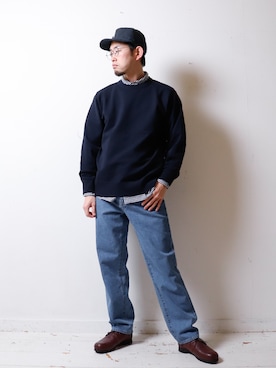 「have a good day（ハブアグッドデイ）のアイテム」を使った、べーやんさん（メンズ・170cm）の冬コーディネート