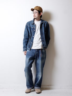 「MXP（エムエックスピー）のアイテム」を使った、べーやんさん（メンズ・170cm）の春コーディネート