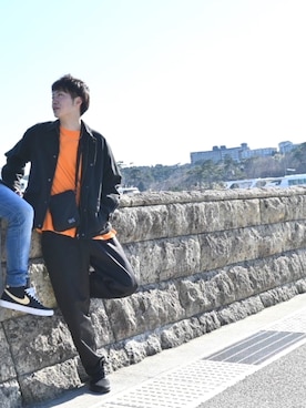 「BAYFLOW（ベイフロー）のアイテム（ジャケット/アウター）」を使った、soccergtkさん（メンズ・178cm）の春コーディネート