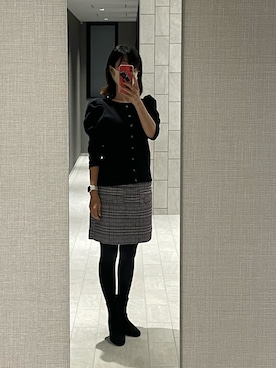 「台形スカート」｜ondoruさん（レディース・163cm）の秋コーディネート