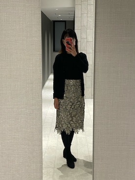 「オフィス」｜「アイテム（ブーツ）」を使った、ondoruさん（レディース・163cm）の秋コーディネート