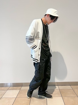 「AVIREX（アヴィレックス）のアイテム（アクセサリー）」を使った、りょーさん（メンズ・178cm）の秋コーディネート