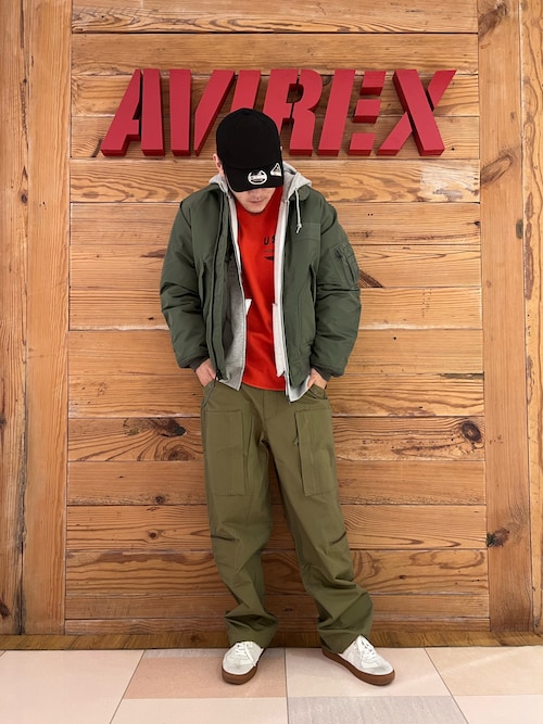 LONG SLEEVE ZIP PARKA DUST DEVILS / ロングスリーブ ジップアップ パーカー ダスト デビルス /AVIREX / アヴィレックス