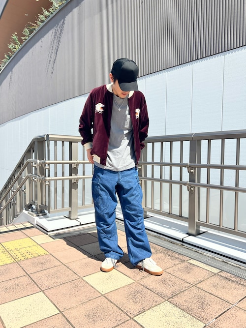 VELVETEEN SKA JACKET WHITE TIGER / ヴェルヴェティーン スカジャケット ホワイトタイガー / AVIREX / アヴィレックス