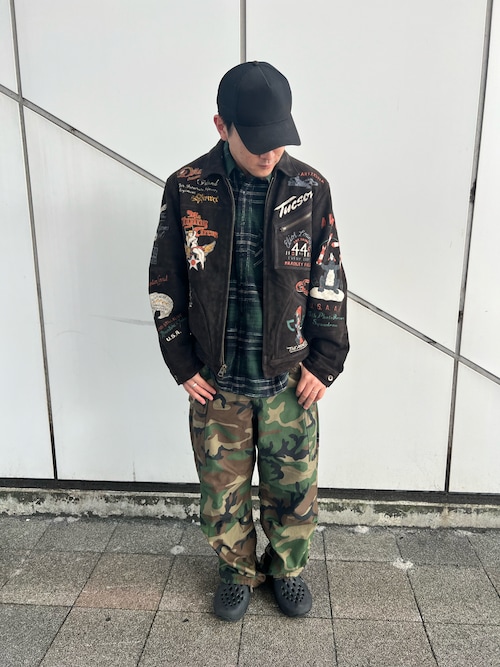 BLEACH WASHED NEP CHECK SHIRT 'YELLOW STONE' / ブリーチウォッシュ