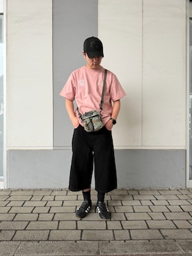 「AVIREX（アヴィレックス）のアイテム」を使った、りょーさん（メンズ・178cm）の夏コーディネート