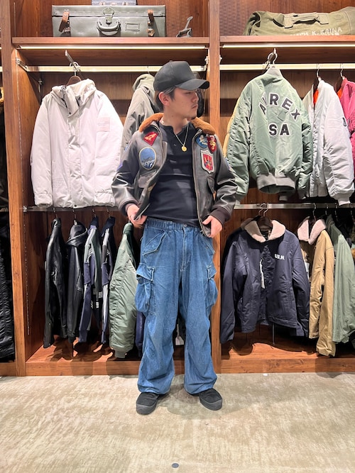 《WEB&DEPOT限定》M-65 FATIGUE DENIM PANTS / M-65 ファティーグ デニム パンツ / AVIREX / アヴィレックス