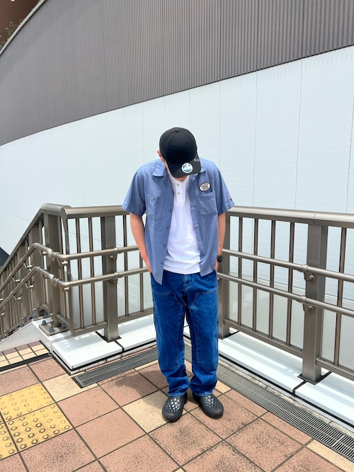 《直営店限定》DOUBLE KNEE DENIM PANTS / ダブルニー デニムパンツ / AVIREX / アヴィレックス