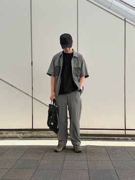 「AVIREX（アヴィレックス）のアイテム」を使った、りょーさん（メンズ・178cm）の夏コーディネート