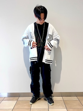 「AVIREX（アヴィレックス）のアイテム（アクセサリー）」を使った、りょーさん（メンズ・178cm）の秋コーディネート