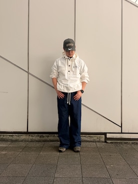 「AVIREX（アヴィレックス）のアイテム」を使った、りょーさん（メンズ・178cm）の夏コーディネート