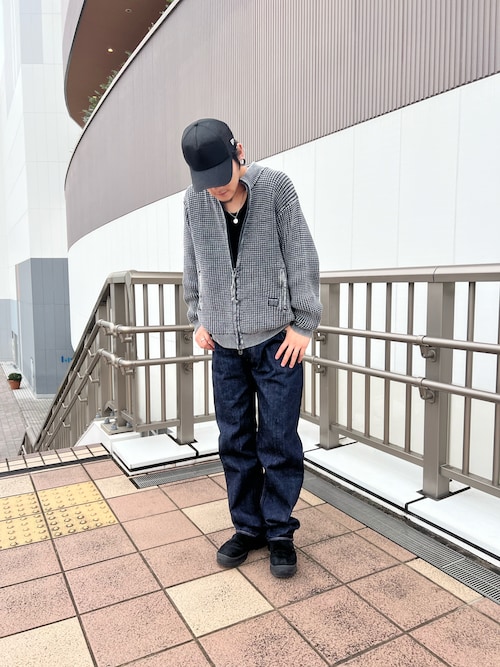 《直営店限定》FADE WASH COMMAND ZIP UP KNIT / フェイドウォッシュ コマンド ジップアップ ニット / AVIREX / アヴィレックス