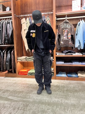 「アイテム（その他アウター）」を使った、りょーさん（メンズ・178cm）の秋コーディネート