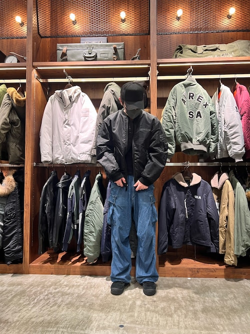 《DAILY/デイリー》L/S THERMAL HENRY NECK T-SHIRT / 長袖 サーマル ヘンリーネックＴシャツ / AVIREX / アヴィレックス