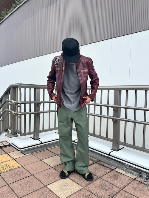 《直営店限定》AGED WAPPEN STAND ZIP RIDERS / エイジド ワッペン スタンドジップ ライダース / AVIREX / アヴィレックス