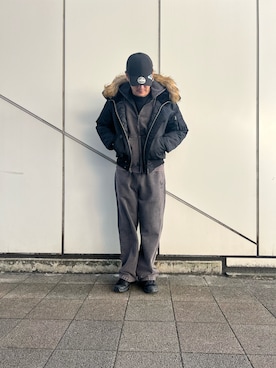 りょーさん（メンズ・178cm）の冬コーディネート