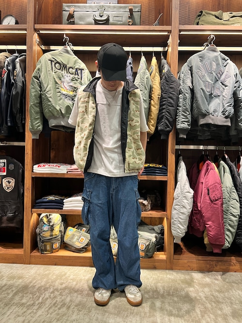 《WEB&DEPOT限定》M-65 FATIGUE DENIM PANTS / M-65 ファティーグ デニム パンツ / AVIREX / アヴィレックス