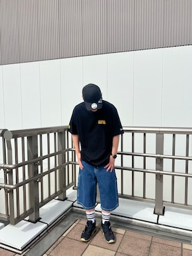 「AVIREX（アヴィレックス）のアイテム（パンツ）」を使った、りょーさん（メンズ・178cm）の夏コーディネート