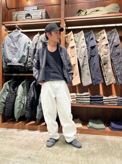 STENCIL STAND ZIP SWEAT "HAT IN THE RING" / ステンシル スタンドジップ "ハット イン ザ リング" / AVIREX / アヴィレックス