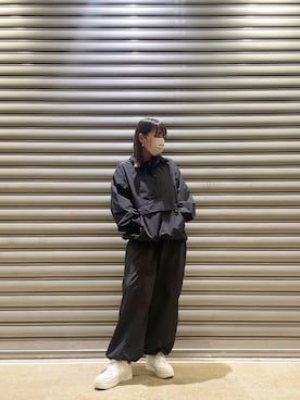 「NUN（エヌユーエヌ）のアイテム」を使った、mahoさん（レディース・163cm）の夏コーディネート