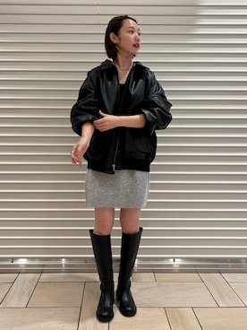 濱本凪沙さん（レディース・154cm）の秋コーディネート