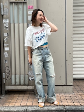 濱本凪沙さん（レディース・154cm）の夏コーディネート