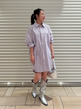 濱本凪沙さん(レディース・154cm)の夏コーディネート